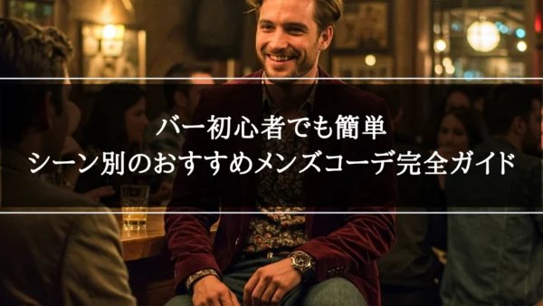 バー初心者でも簡単｜シーン別のおすすめメンズコーデ完全ガイド